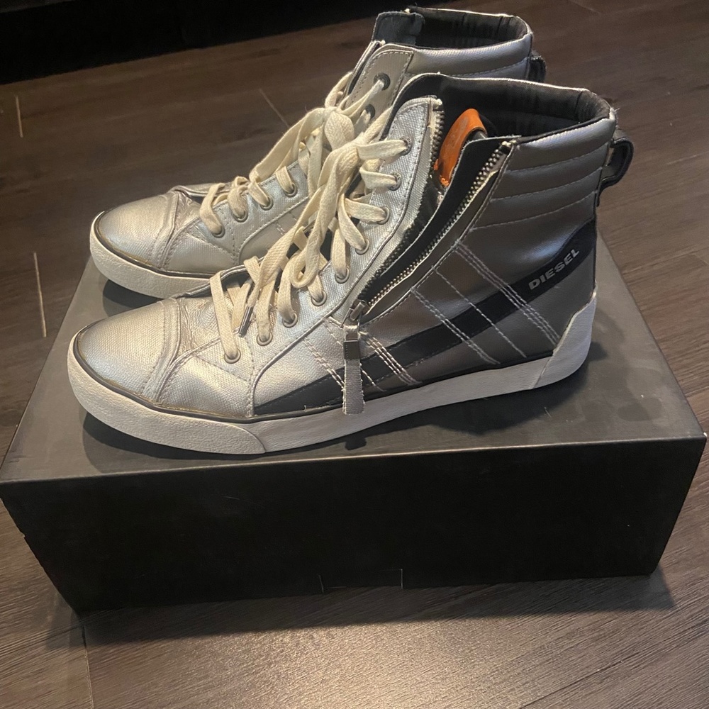 Diesel D-Velows Mid-Lace - Meteorite, Size 10